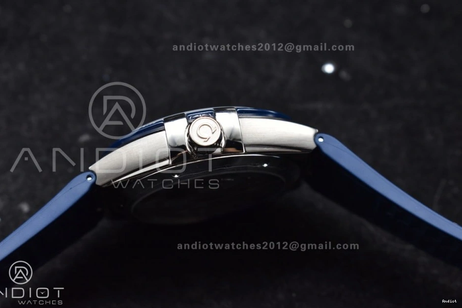 Gummy Blue VSF Best A8900 Constellation Blue White Edition 1:1 Strap Ceramic Super Clone on Dial SS 0517